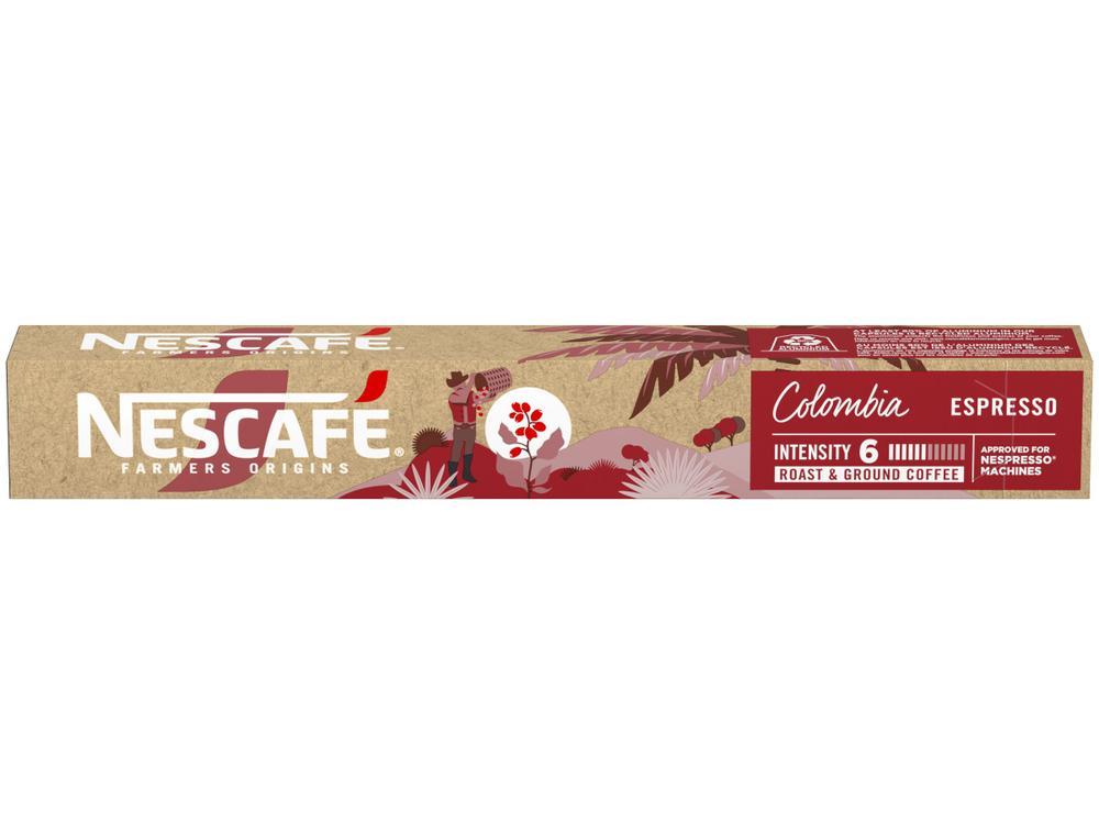 Cápsula de Café Compatível com Nespresso Nescafé Farmers Origins Colombia 10 Cápsulas - 11