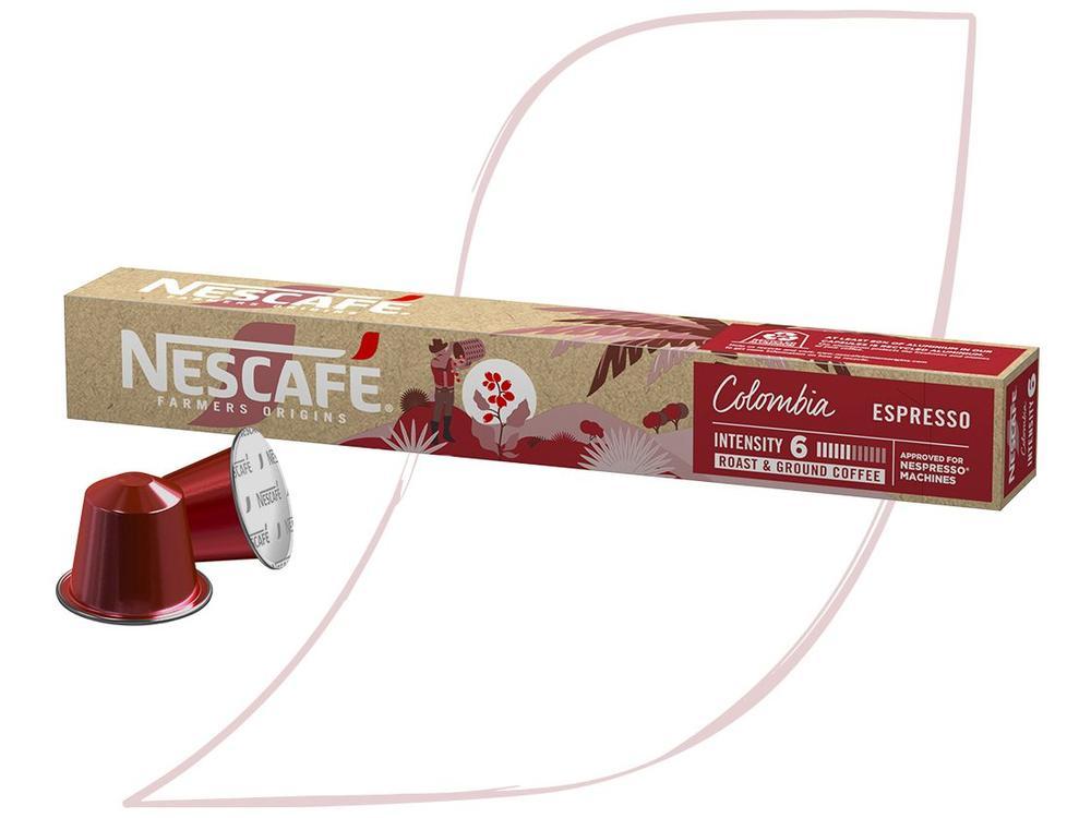 Cápsula de Café Compatível com Nespresso Nescafé Farmers Origins Colombia 10 Cápsulas - 3