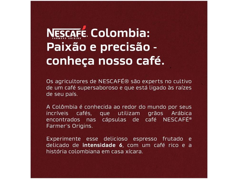 Cápsula de Café Compatível com Nespresso Nescafé Farmers Origins Colombia 10 Cápsulas - 7