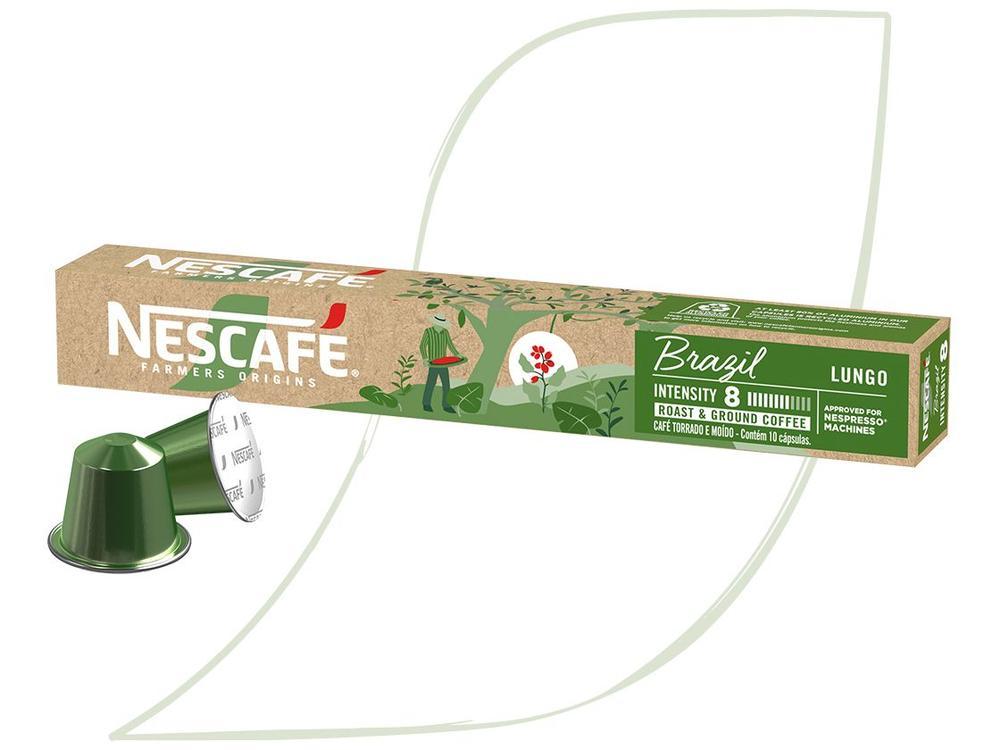 Cápsula de Café Compatível com Nespresso Nescafé Farmers Origins Brazil 10 Cápsulas - 13