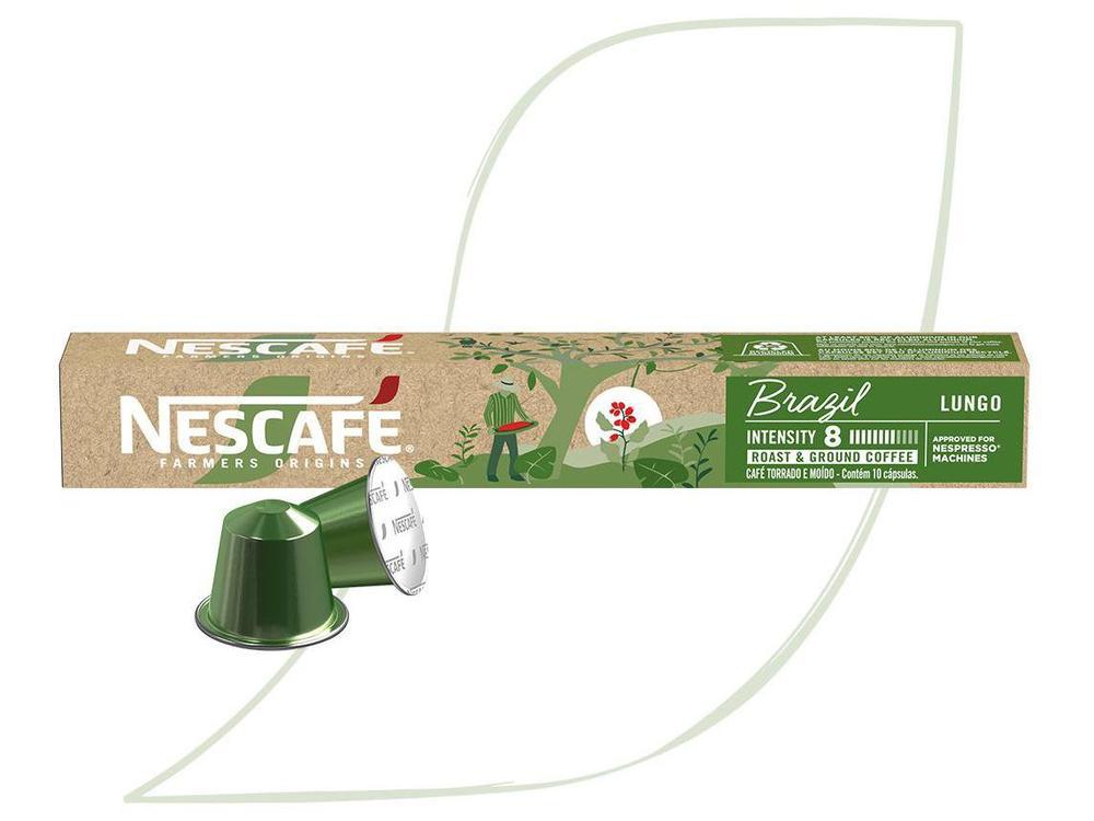 Cápsula de Café Compatível com Nespresso Nescafé Farmers Origins Brazil 10 Cápsulas - 2