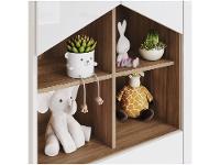 Quarto de Bebê Completo com Berço Cômoda e Guarda-roupa Henn Ternura Branco e Jequitibá - 5