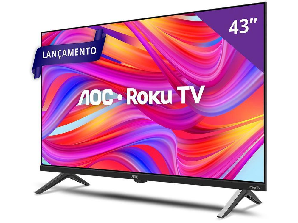 Smart TV 43" Full HD DLED AOC 43S5045/78G VA Wi-Fi 3 HDMI 1 USB - 6