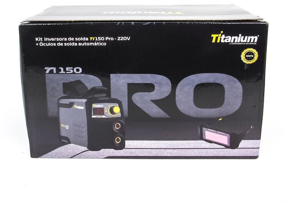 Inversora de Solda Portátil 20 a 120A Titanium TI 150 Pro - 9
