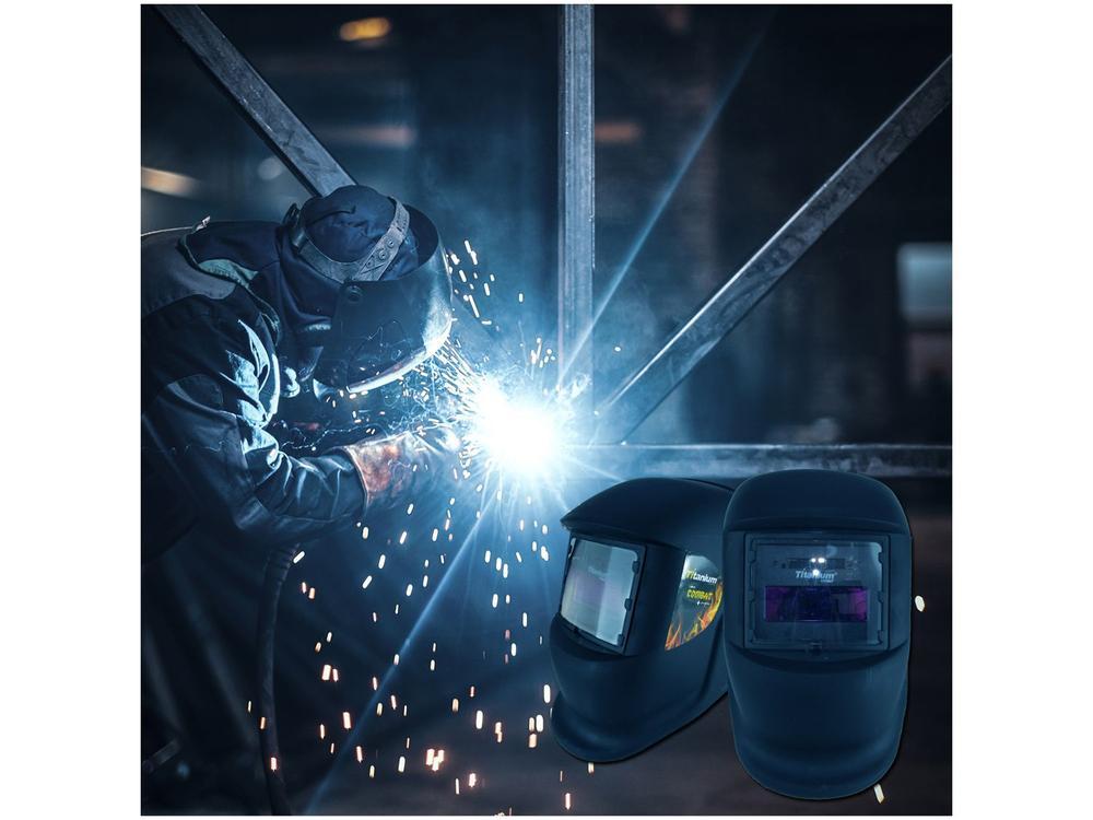 Máscara de Solda Automática Auto Escurecimento Titanium Combat Ton 11 - 2