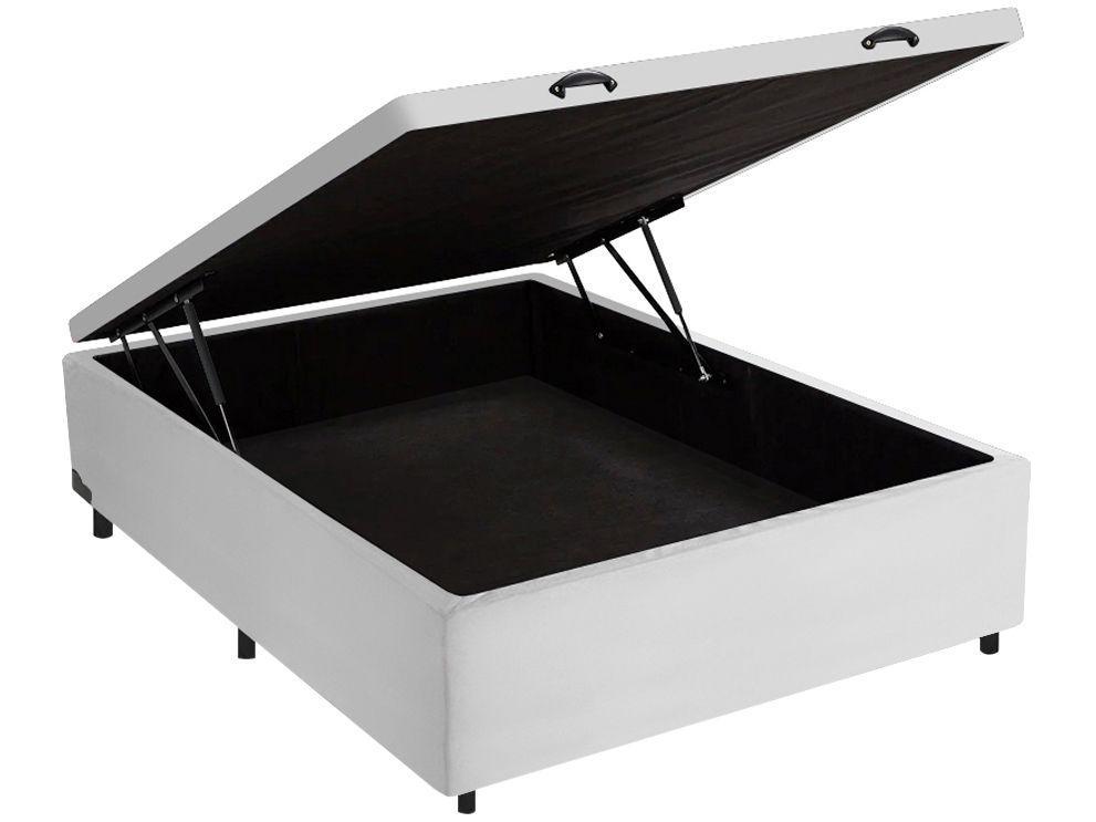 Base Cama Box Casal V-Joy com Baú 38x138x188cm Bravus - 1