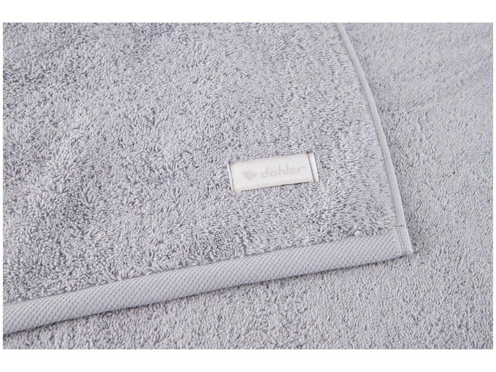 Jogo de Toalhas de Banho Dohler 100% Algodão Florença Cinza 2 Peças - 5