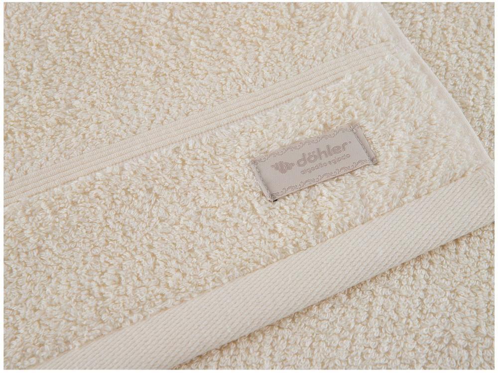 Jogo de Toalhas de Banho Dohler 100% Algodão Kairo Creme 2 Peças - 5