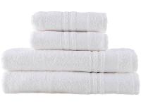 Jogo de Toalhas de Banho e Rosto Dohler Algodão Premium Branco 4 Peças - 1