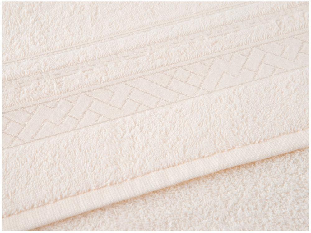 Jogo de Toalhas de Banho e Rosto Dohler Algodão Premium Creme 4 Peças - 5