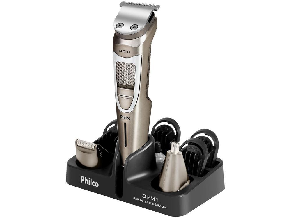 Aparador de Pelos Philco PAP16 8 em 1 com Acessórios - 1