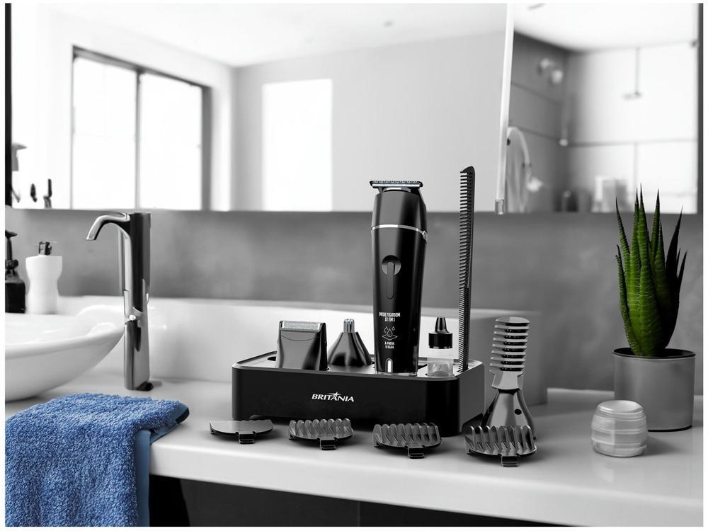 Aparador de Pelos Britânia Multigroom BAP23 11 em 1 com Acessórios - 14