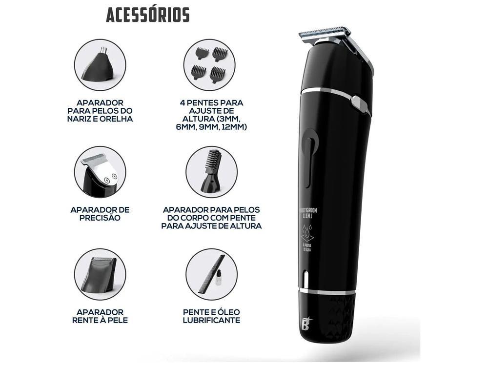 Aparador de Pelos Britânia Multigroom BAP23 11 em 1 com Acessórios - 4
