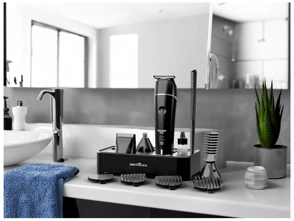 Aparador de Pelos Britânia Multigroom BAP23 11 em 1 com Acessórios - 5
