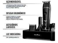 Aparador de Pelos Britânia Multigroom BAP23 11 em 1 com Acessórios - 12