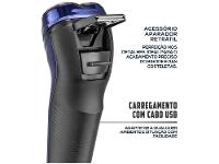 Barbeador Elétrico Britânia BBA07 Seco e Molhado - 5