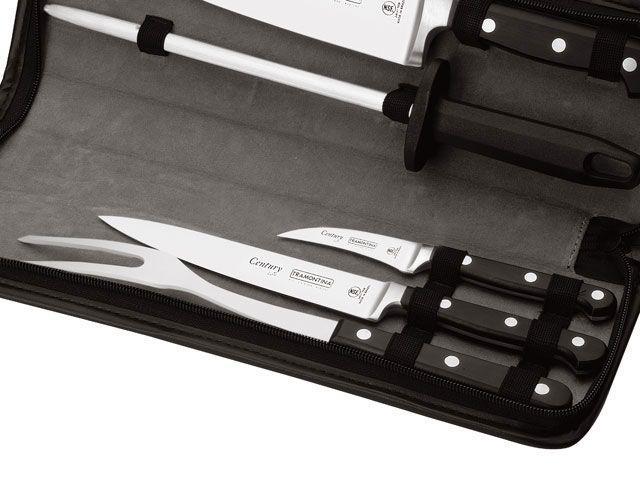 Jogo de Facas 6 Peças Tramontina Century 24099020 Preto - 3