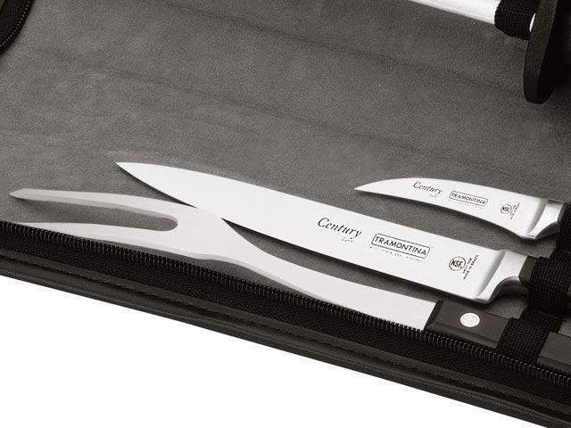 Jogo de Facas 6 Peças Tramontina Century 24099020 Preto - 4