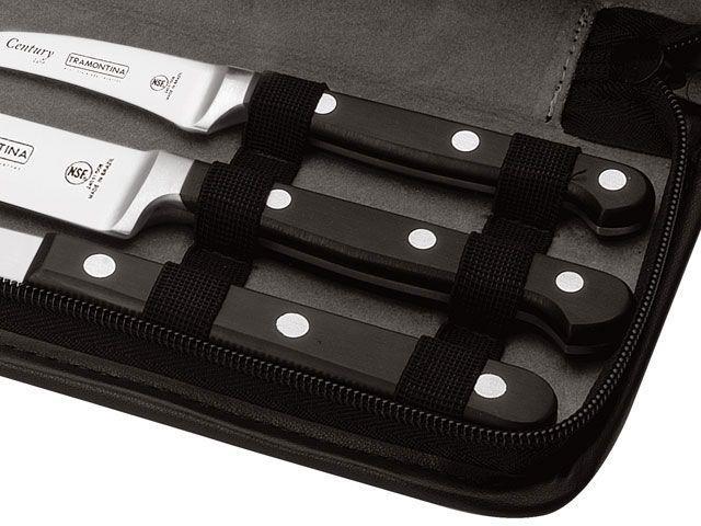 Jogo de Facas 6 Peças Tramontina Century 24099020 Preto - 5