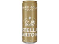 Cerveja Stella Artois Pure Gold Puro Malte 8 Unidades Lata 350ml