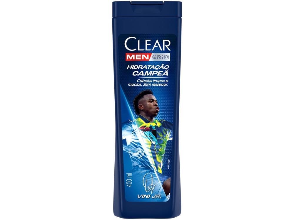 Shampoo Anticaspa Clear Men Hidratação Campeã by Vini Jr 400ml - 1