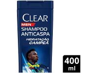 Shampoo Anticaspa Clear Men Hidratação Campeã by Vini Jr 400ml - 2
