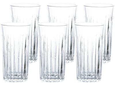 Jogo de Copos de Vidro Transparente 350ml 6 Peças Haus Concept Imperial