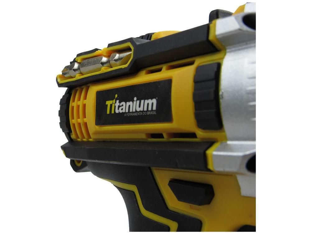 Furadeira e Parafusadeira de Impacto Titanium a Bateria 21V com Maleta 136 Peças Power Pro 136 - 8