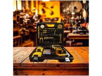 Furadeira e Parafusadeira de Impacto Titanium a Bateria 21V com Maleta 136 Peças Power Pro 136 - 2