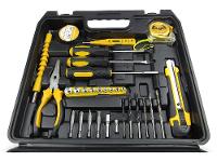 Furadeira e Parafusadeira de Impacto Titanium a Bateria 21V com Maleta 136 Peças Power Pro 136