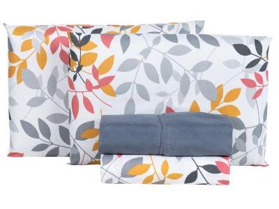 Jogo de Cama Casal Hypercal Athenas Marcelino Têxtil 400 Fios Tebas 4 Peças