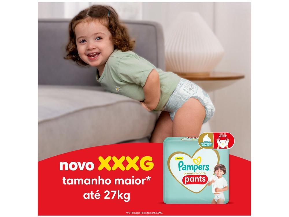 Fralda Calças Pampers Premium Care Tam XXXG até 27kg 54 Unidades - 4