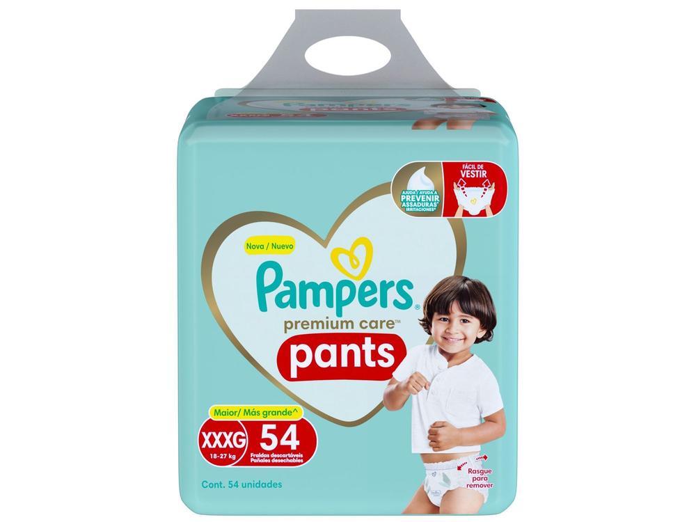 Fralda Calças Pampers Premium Care Tam XXXG até 27kg 54 Unidades - 9
