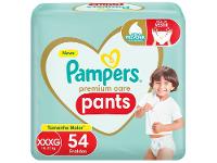 Fralda Calças Pampers Premium Care Tam XXXG até 27kg 54 Unidades - 1