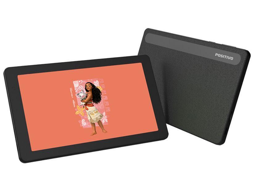 Tablet Infantil Positivo Vision Tab Moana com Capa e Bolsa 3GB RAM 64GB 7" Android 14 Go Wi-Fi - 14