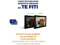 Tablet Infantil Positivo Vision Tab Moana com Capa e Bolsa 3GB RAM 64GB 7" Android 14 Go Wi-Fi - 24