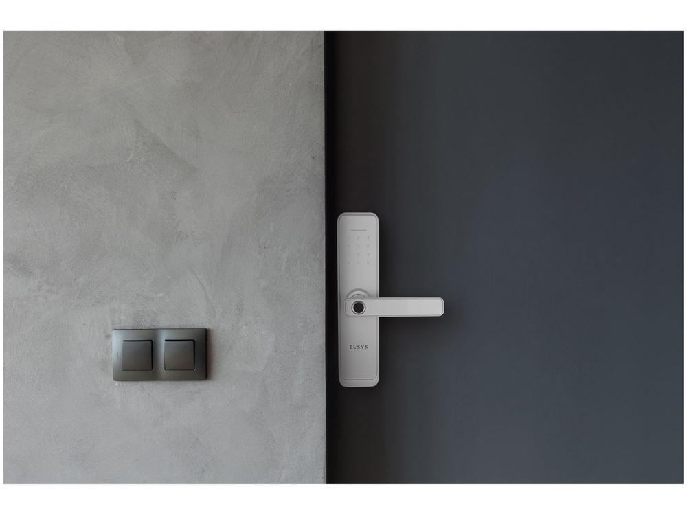 Fechadura Digital Elsys ESF-DE4000B Biométrica Interna Embutir Wi-Fi - 2