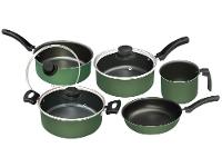Jogo de Panelas Eirilar de Alumínio Verde 5 Peças Esmeralda - 16