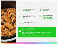Fritadeira Elétrica sem Óleo/Air Fryer Britânia BFR37 Preto com Timer 4,2L - 2