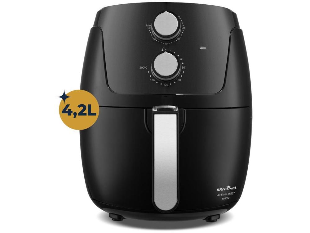 Air Fryer Britânia BFR37 Preto com Timer 4,2L - 3