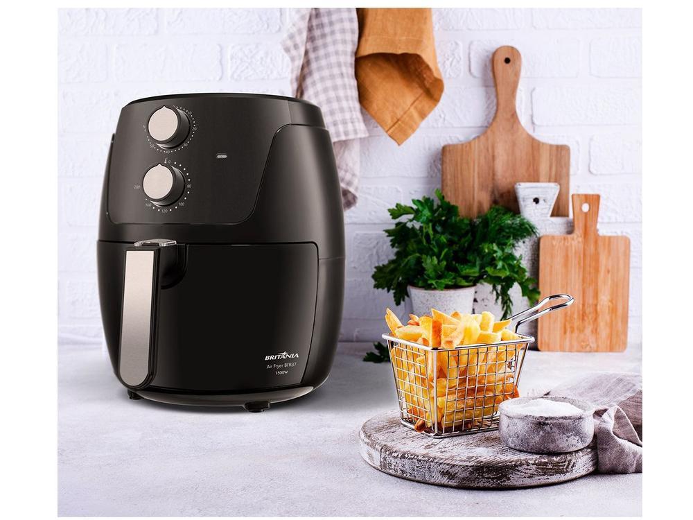 Air Fryer Britânia BFR37 Preto com Timer 4,2L - 4