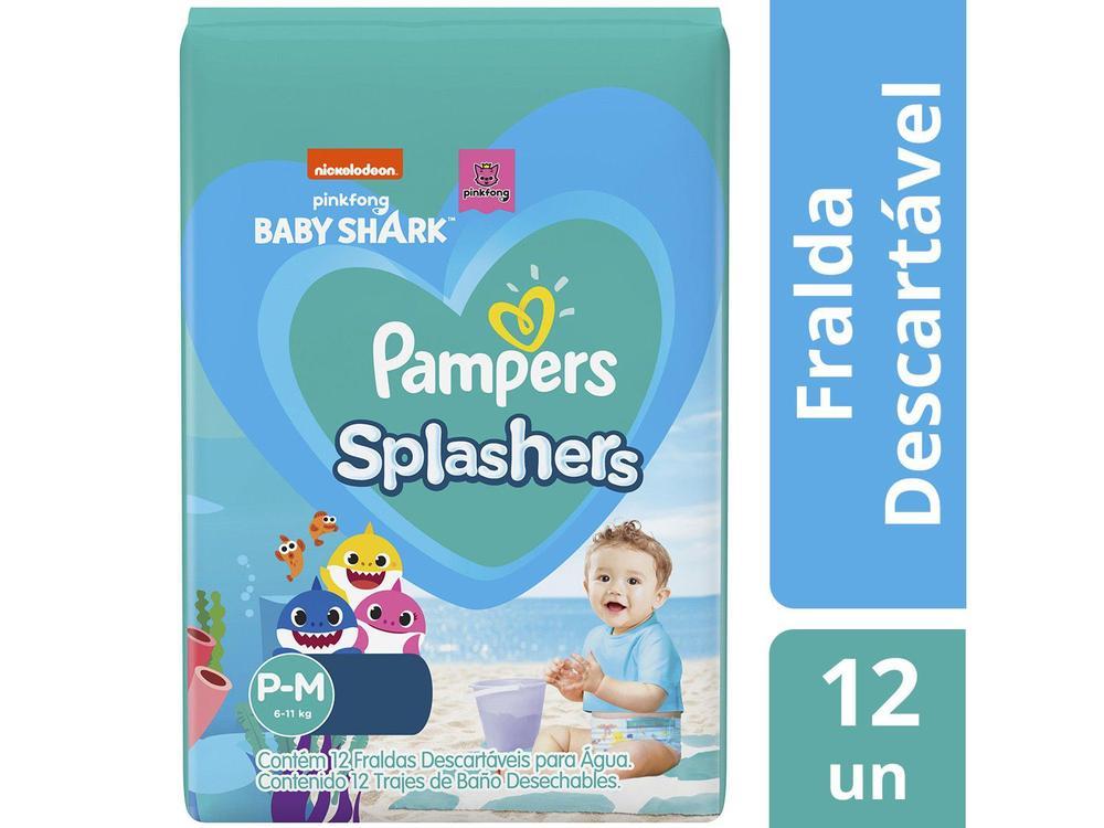 Fralda para Piscina Descartável Pampers Splashers - 2