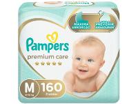 Fralda Pampers Premium Care Tam M 6 a 10kg 160 Unidades - 1