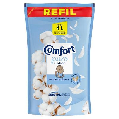 Amaciante Concentrado Comfort Intense Puro Cuidado Refil 900ml