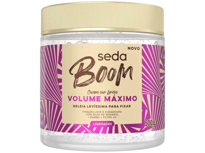 Gelatina Capilar Seda Boom Volume Máximo 500g - 1