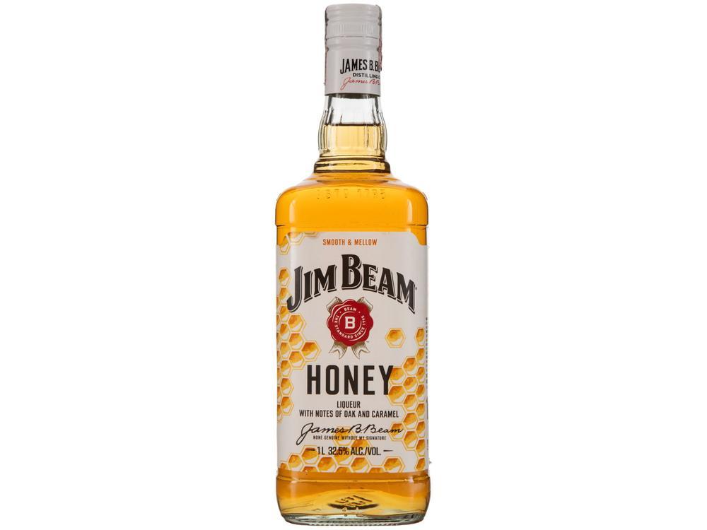 Whisky Jim Beam Honey Licor de Bourbon 4 Anos Americano 1L - 1