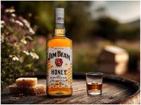 Whisky Jim Beam Honey Licor de Bourbon 4 Anos Americano 1L