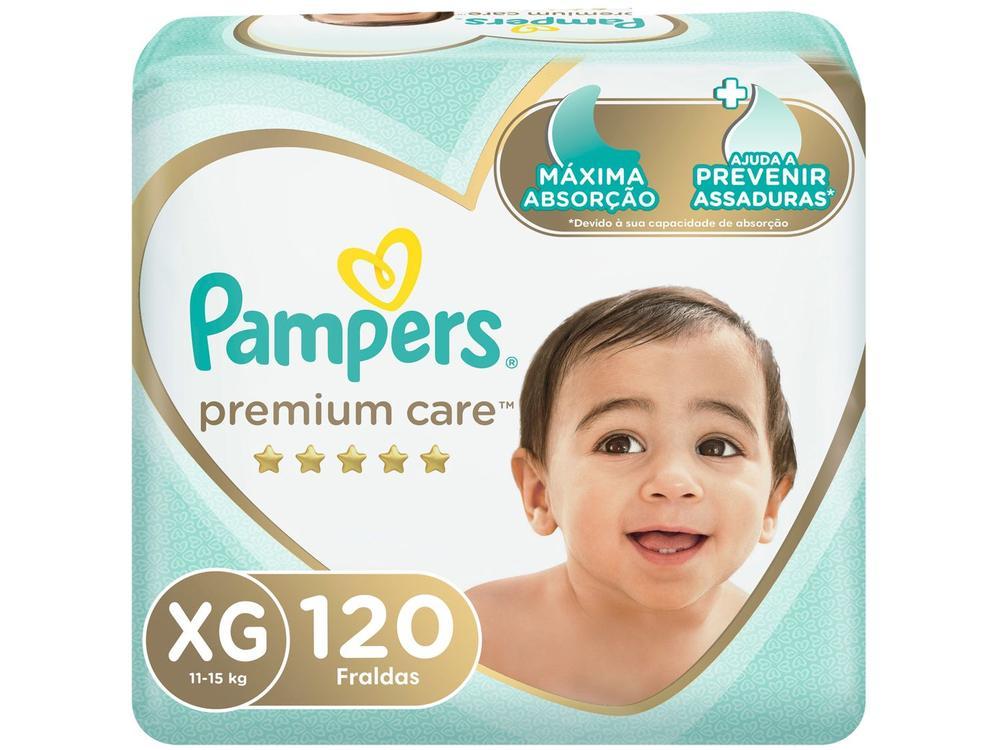 Fralda Pampers Premium Care Tam XG 11 a 15kg 120 Unidades - 1