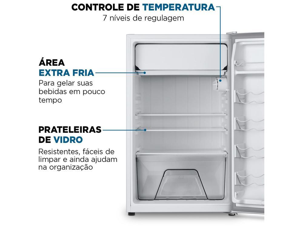 Frigobar Mondial 120L Branco e Cinza com Gaveta FGB-01-W120 - 4