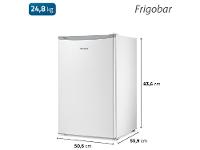 Frigobar Mondial 120L Branco e Cinza com Gaveta FGB-01-W120 - 9